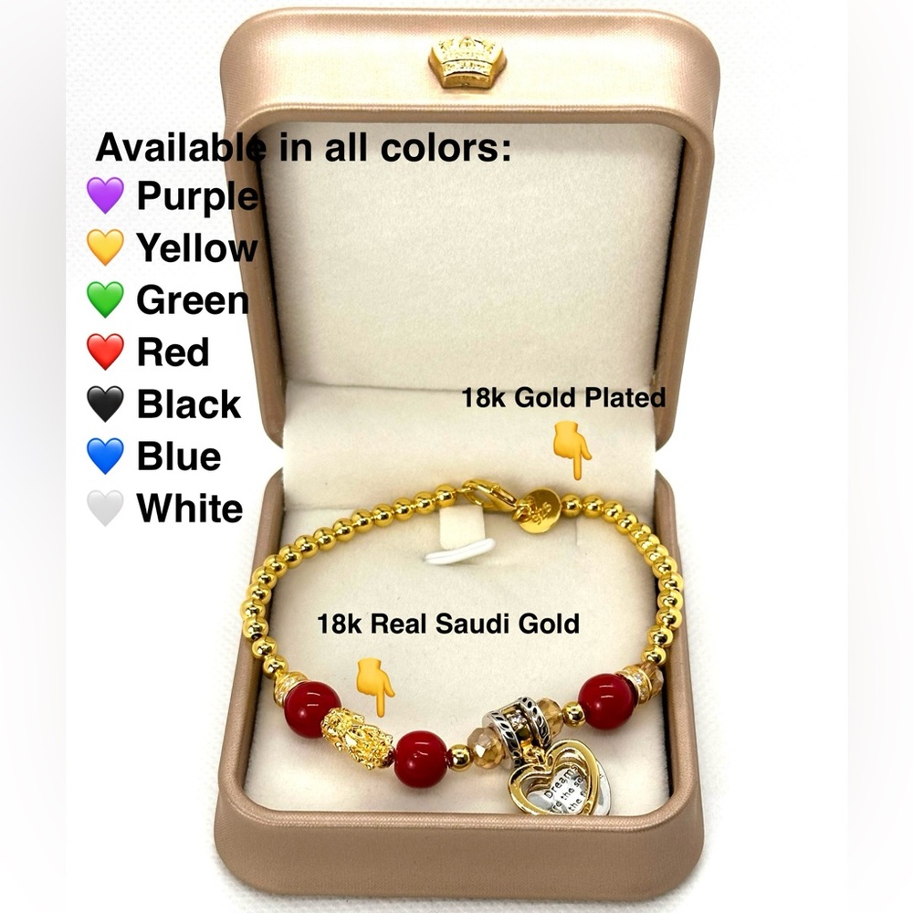 💎 18K Saudi Gold Pi Yao Bracelet! 💎